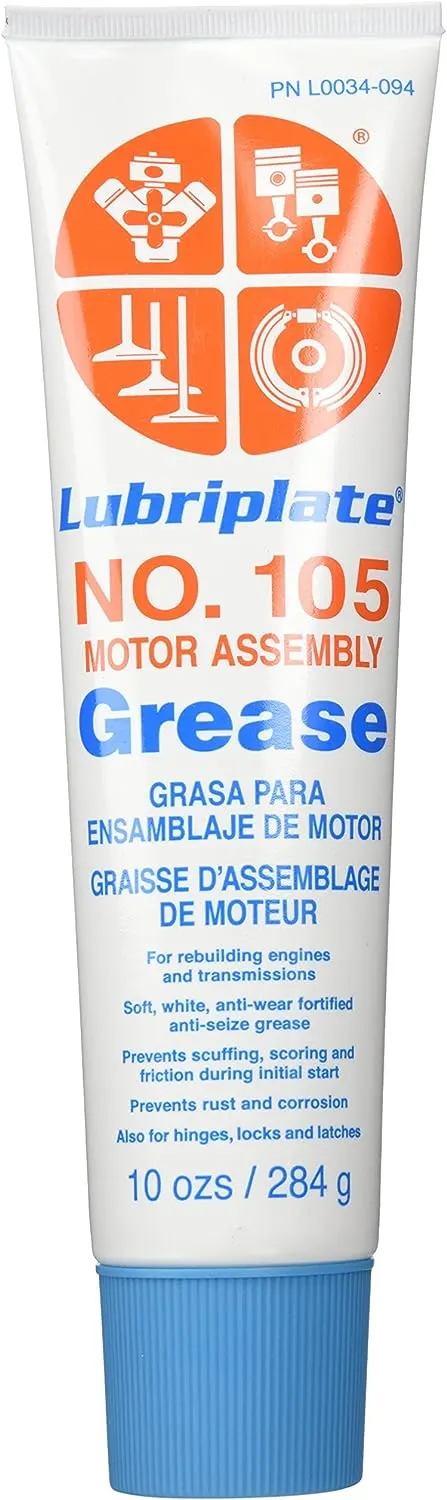 Grease, Lubriplate L0034-094 No. 105 Motor Assembly Grease, 10 oz