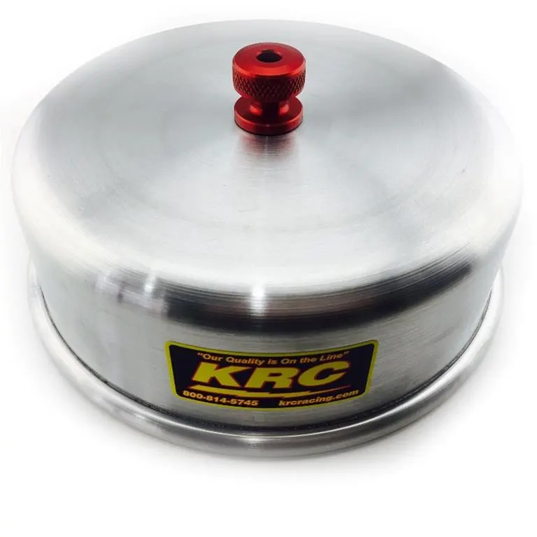 Hat, KRC-1035 Carburetor Dust Cover and Speed Nut, Aluminum, Fits Holley, Dominator with 7 1/4 in. Diameter Neck, Each