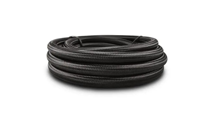 Hose, 235-08-20 ESeries Black Nylon Braided 235 E85 Compatible Stainless Core Hose