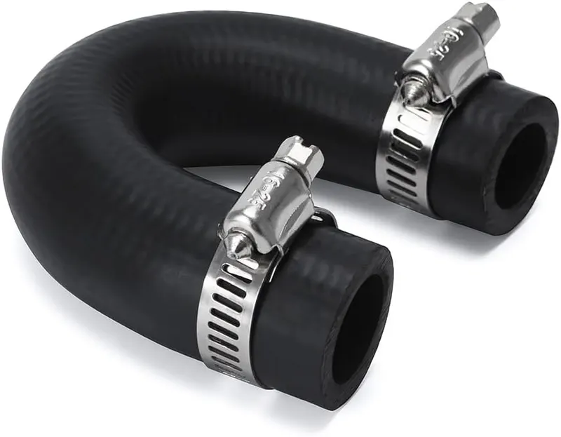 Hose, Bypass Hose 5/8" End and 3/4" End with 2PCS Clamps for LS for LT