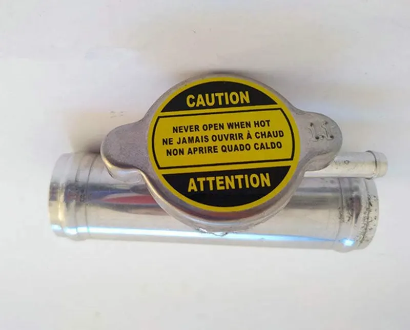 Hose Filler, In-line Radiator Neck/Cap 1-1/2" Hose w/Cap