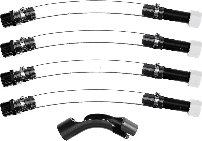 Hose, VP Racing Fuel Filler Jug Hose for VP Racing Fuel for Jegs Jugs for LC2 Jugs for Scribner Fuel Jugs 4PC with Hose Bender