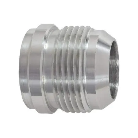 Ict Billet Aluminum AN970-16A -16AN Weld on Bung Male Hose End Nipple Weldable 16 an Flare Thread Connector Fluid Designed & Manufactured in the USA Bare An970-16A
