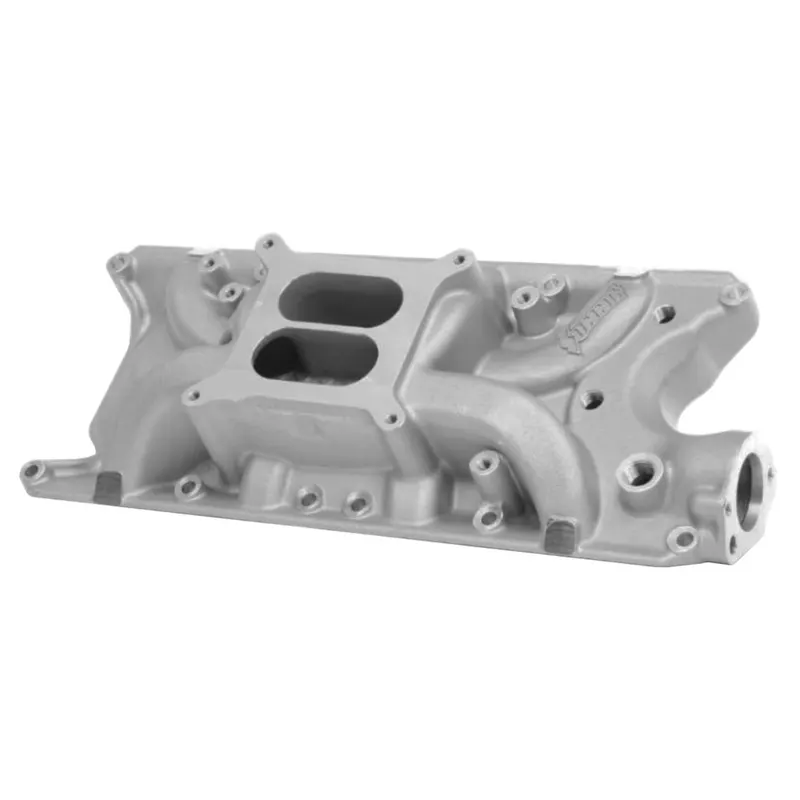 Intake Manifold, SUM-226030 Stage 1, Dual Plane, Aluminum, Natural, Square Bore, Ford, Small Block 260-302, Each