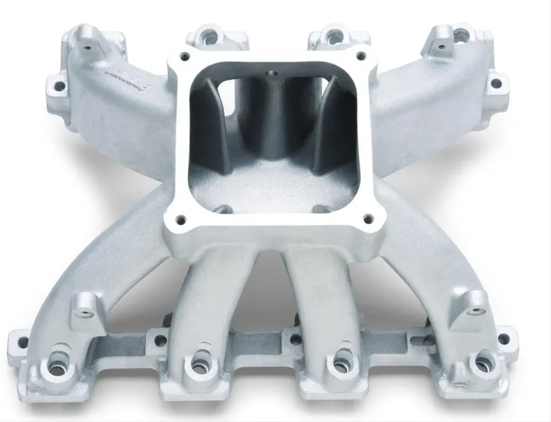 Intake, Manifold, Super Victor, EFI, 4500 Style Throttle Bodies, Aluminum, Natural, Multi Port, LS3, Each