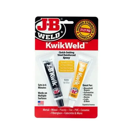 J-B Weld, 8265-S Kwik Weld Tube Epoxy 1-Oz