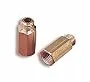 Jet, 122-5000 Holley Main Jet Extension Screw-in Style, 1/4 in.-32 Thread, Brass, PairPK2