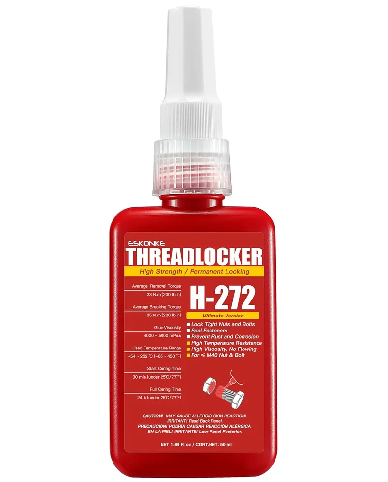 Loctite, 272 Red Thread Locker 272 High Strength Permanent Locking