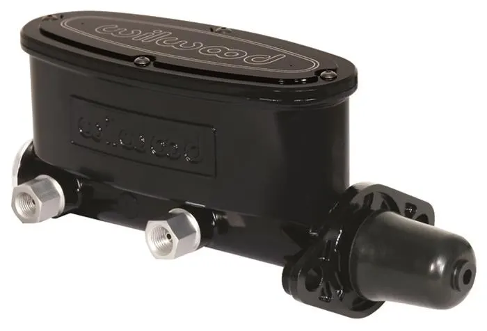 Master Cylinder, 260-8556-BK Alloy, Black Anodized, 1.12 in. Bore, Universal, Each Wilwood