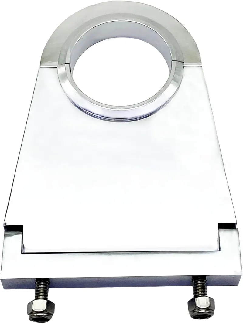 Mount, Chrome Aluminum Steering Column 2-1/2'' Drop & Swivel Fits 2'' & 2-1/4'' Steering Columns