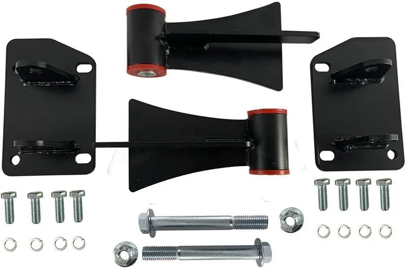 Mount, Motor Weld in Motor Mount Set Engine & Frame Brackets Compatible with Chevy LS1 LS6 LS-1 LS-6 LSX Great Universal LS Motor Engine Swap Kit