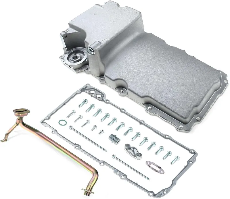 Oil Pan Kit, 81074 302-1 LS Swap Retrofit Oil Pan Kit Compatible with 1955-1987 GM LS1 LS6 LS2 LS3 LS6 LSX 4.8L 5.3L 5.7L 6.0L 6.2L SBC BBC RWD