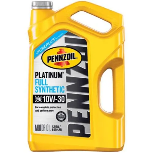 Oil, Pennzoil Platinum Full Synthetic 10W-30 Motor Oil 5 Quart