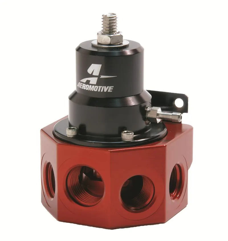 Regulator, A13202 Fuel Pressure Regulator, 3-20 psi, Red and Black Anodized, Universal, Each