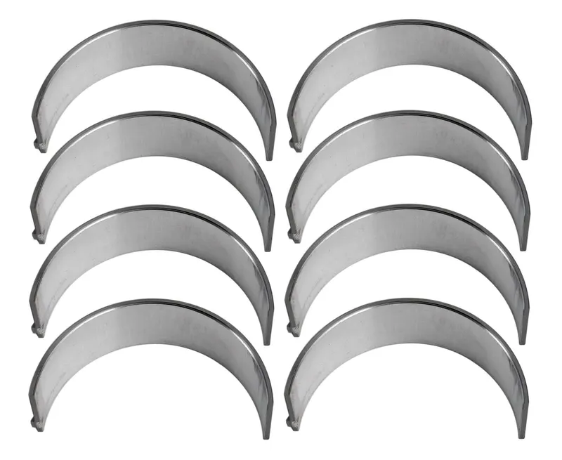 Rod Bearings, Standard Size, Bi-metal, Silicon Aluminum, Large Journal, Chevy, Small Block, Set of 8