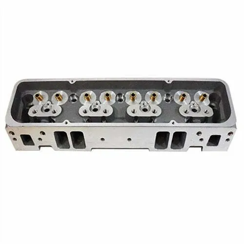 R4400 Small Block Chevy Aluminum Cylinder Head, Straight Plug Style -
