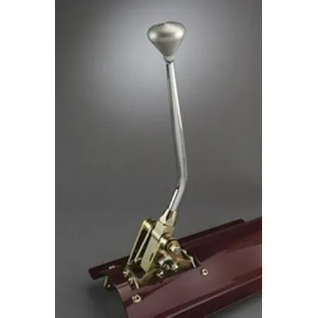 Shifter, Lokar FMS64L60EEM LOCFMS64L60EEM Floor Mount Shifter; 8in. Lever; Mushroom Shift Knob; for 4L60e Transmission; I