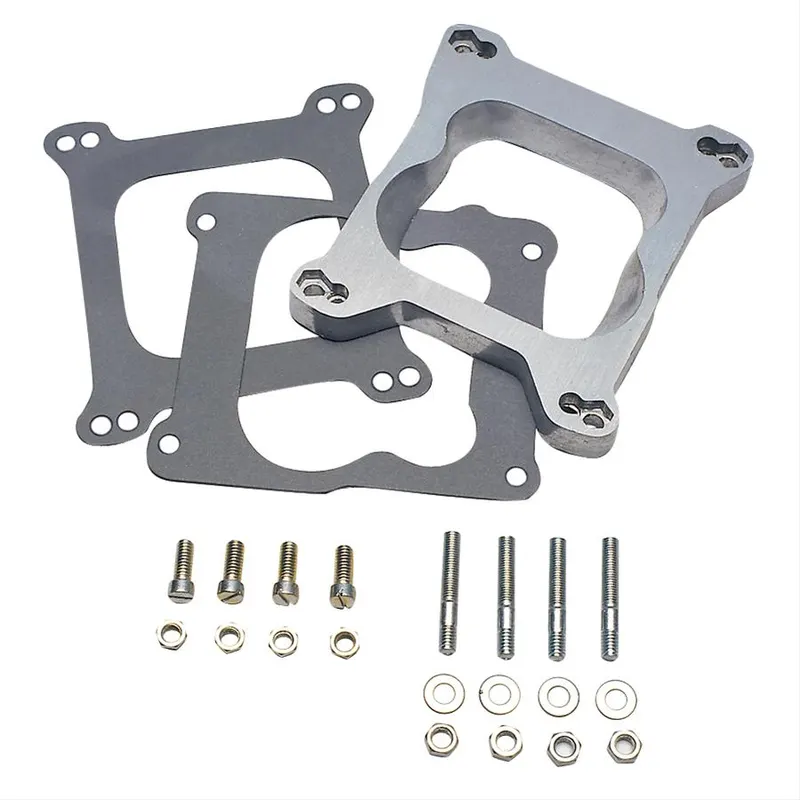 Spacer, Sum-G1401 Open Center, Spread Bore Carburetor, Square Bore Manifold, 0.750 in. Thick