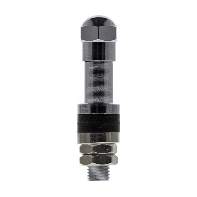 Stem, P613-0350 Valve Stems, Bolt-On, Steel, Chrome Plated, Fit Weld 1-Piece Spindle Mount Wheels Only, Set of 5