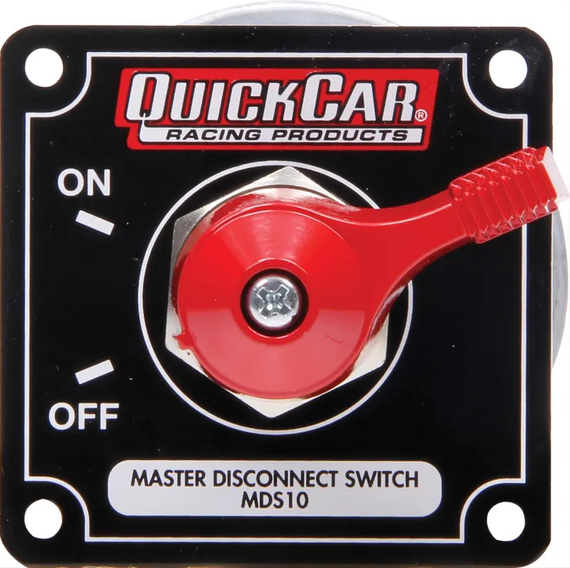 Switch, Battery Disconnect QCR-55-010 Manual, MDS10, Rotary, 350 Amp, Black Mount Panel, Each