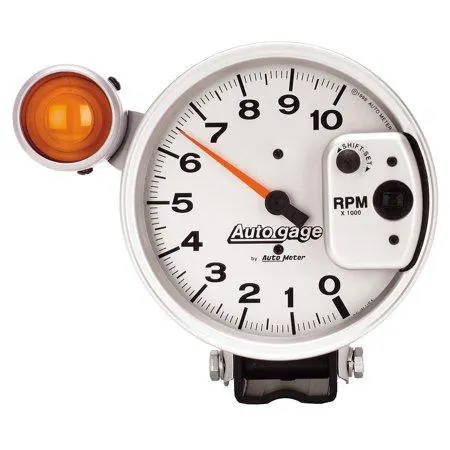 Tachometer, Autogage, Auto Meter 233911 5in Tach, 10,000 rPM, Shift-Lite