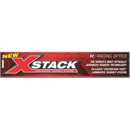 Tear Off, 10208C Racing Optics XStack Helmet Tear Off Fits Bell: Dominator.2