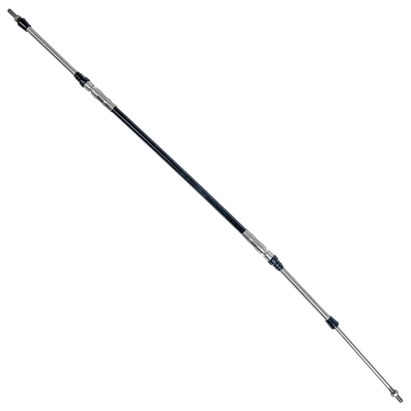 Throttle Cable, 200044-3 Stainless Steel Wire Core, PTFE Lined, Push/Pull, Black Polyethylene Housing, 36 in. Long, Each