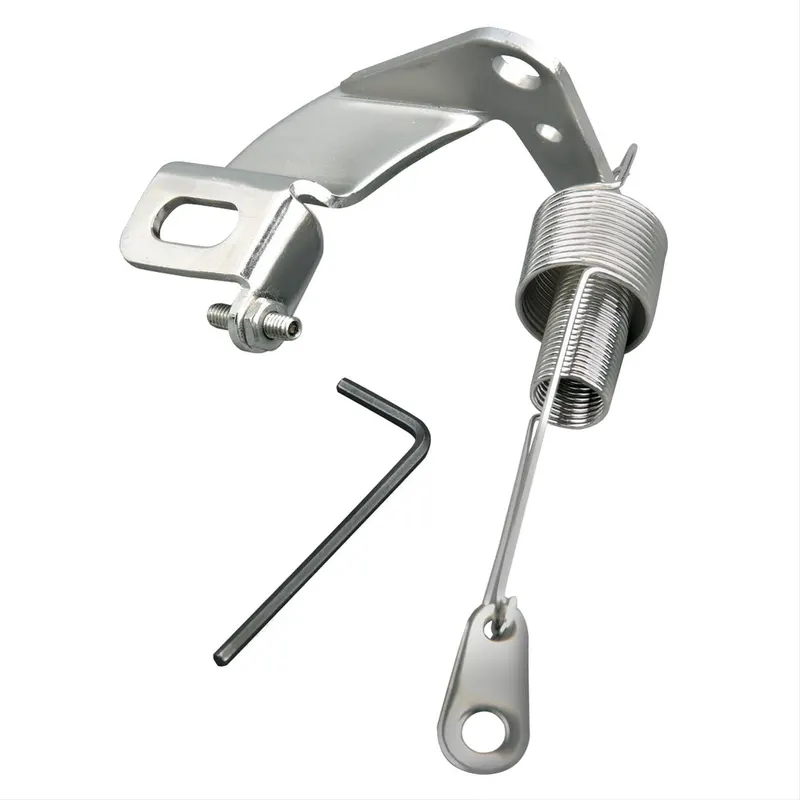 Throttle Cable Bracket, SRK-4000 Stainless Steel, Polished, Holley, Edelbrock, Carter, Rochester, Kit