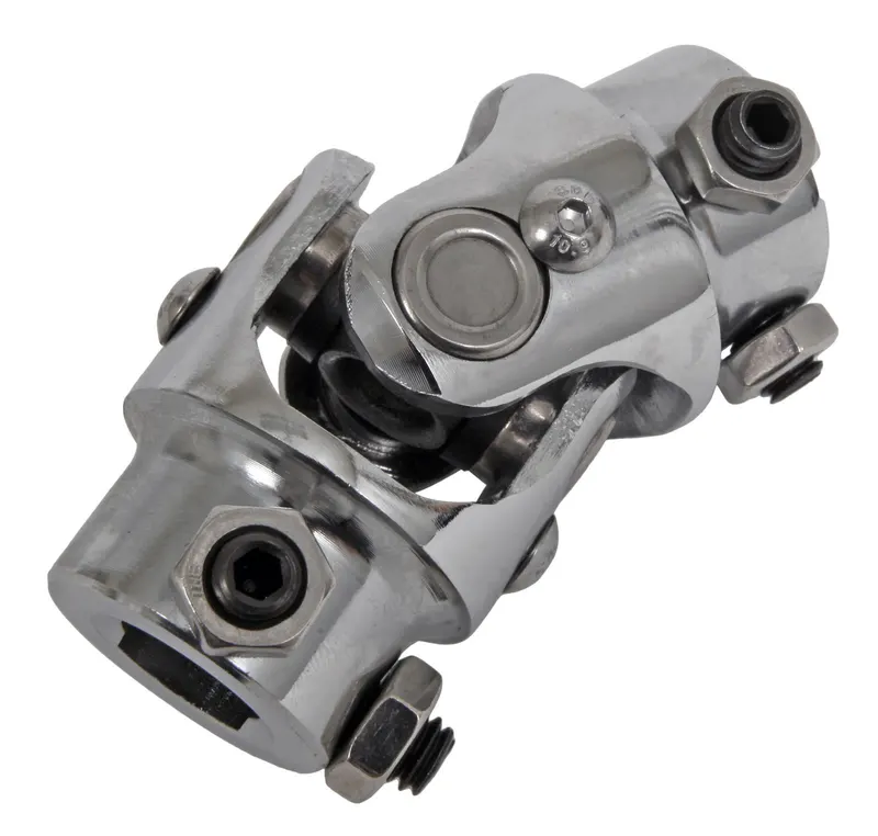 Universal Joint, 760668 Steering Universal Joint, Steel, Chrome, 3/4 in. DD, 3/4 in. DD, Each