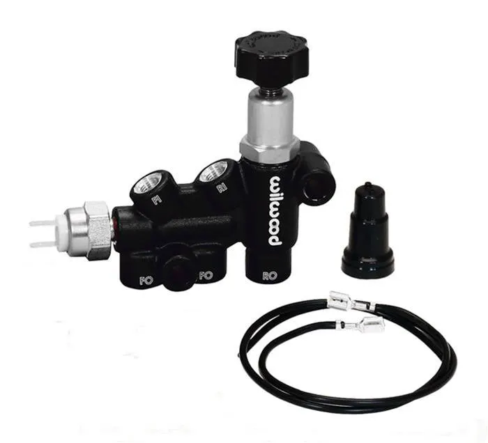 Valve, 260-11179 Brake Proportioning Valve, Knob Adjustment, 3/8-24 in. Inverted Flare, 2- Inlets, 3-Outlets, Aluminum, Each