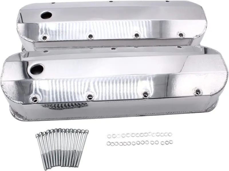 Valve Cover, BBC Tall Valve Covers Big Block Billet Aluminum Compatible for Chevy 396 402 427 454
