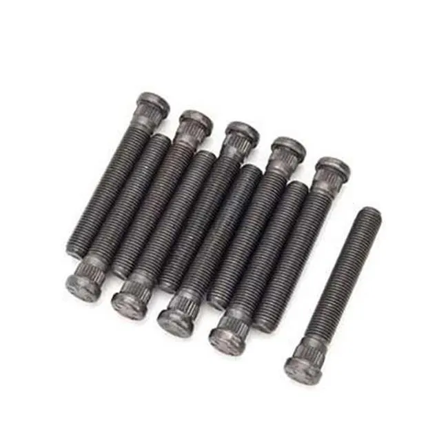 Wheel Studs, Press-in 7/16-20 in. x 2 7/8 in., Right Hand Thread, .480 in. Knurl, Set of 10