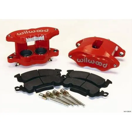 RED, 140-11290R Front Caliper Kit